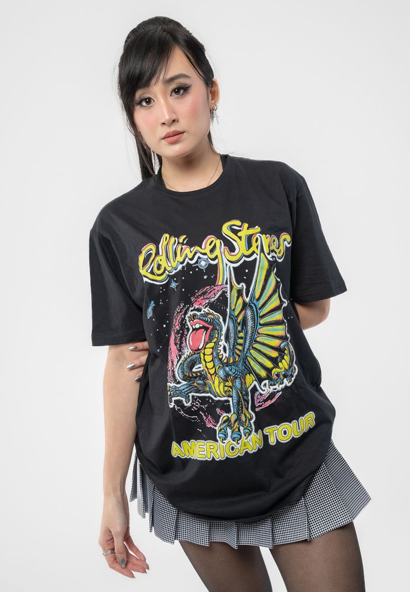 Paradiso Clothing THE ROLLING STONES AMERICAN TOUR DRAGON - Print T-shirt - black