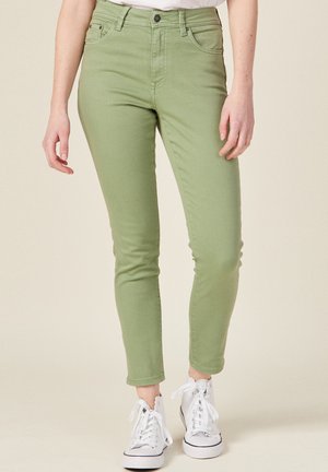 ÖKOFREUNDLICHE  - Jeans slim fit - vert kaki