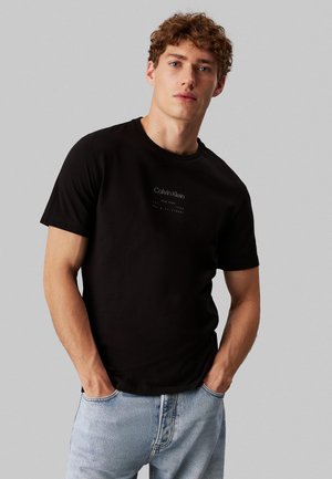 Calvin Klein LOGO - T-shirt con stampa - ck black