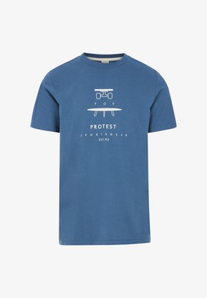 Protest, TANDROS - T-shirt imprimé - raku blue