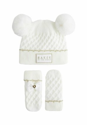 DOUBLE POM EARED AND SET - REGULAR FIT - Čiapka - cream