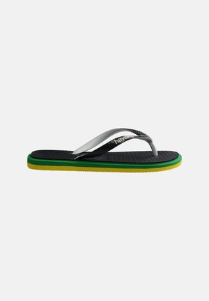 Havaianas, HAV. BRASIL TWIST UNISEX - Sandales tongs - black