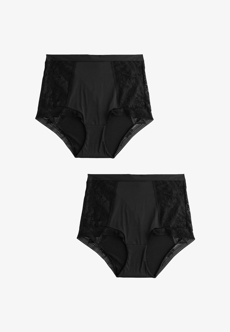 Apima Fish Next HIGH WAIST FIT -KNICKERS 2 PACK - Trumpikės - black/juoda - Zalando.lt