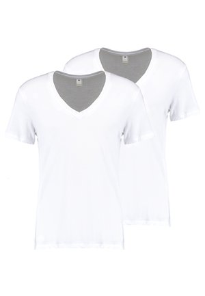 BASE HEATHER 2-PACK - Basic T-shirt - white solid