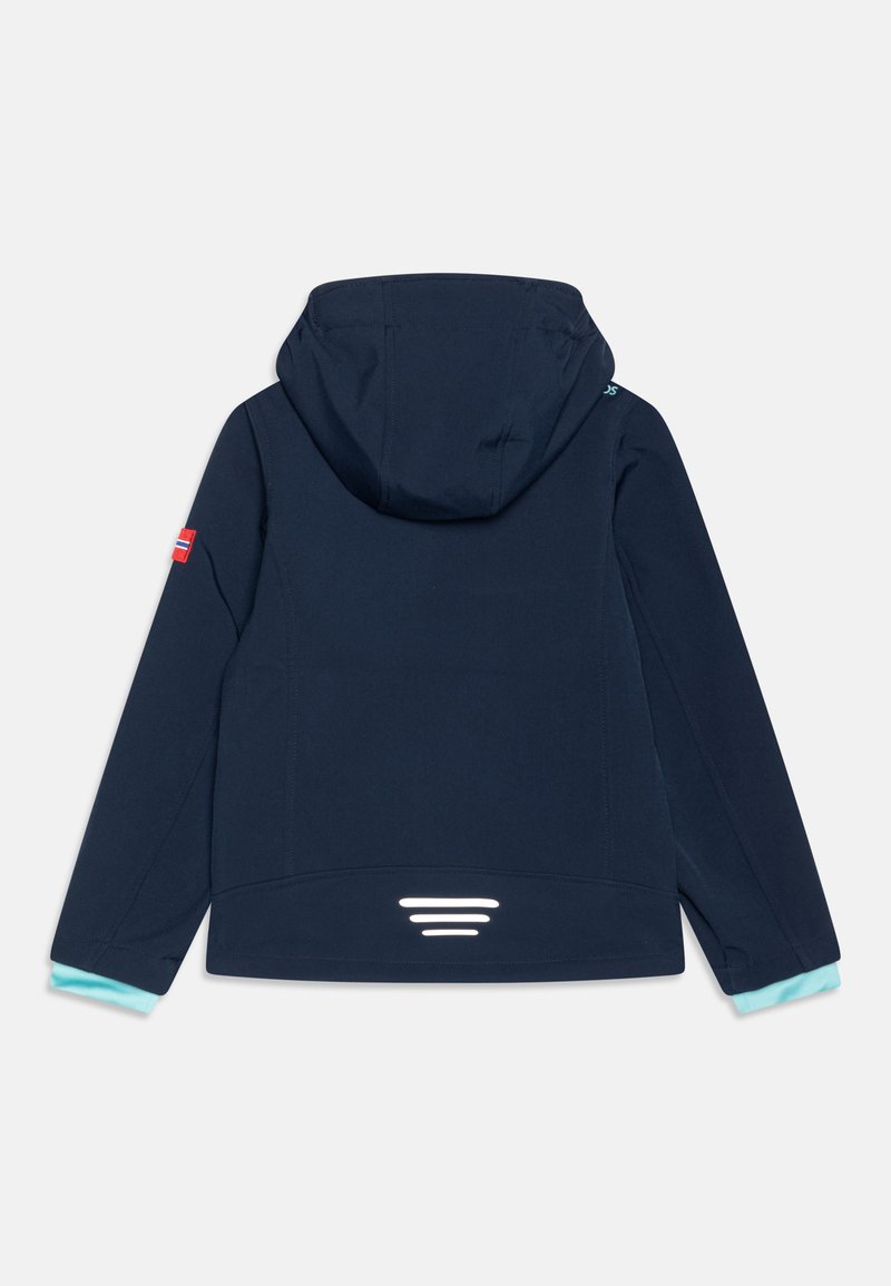 TROLLKIDS KIDS TROLLFJORD UNISEX Softshelljacke navy/aqua