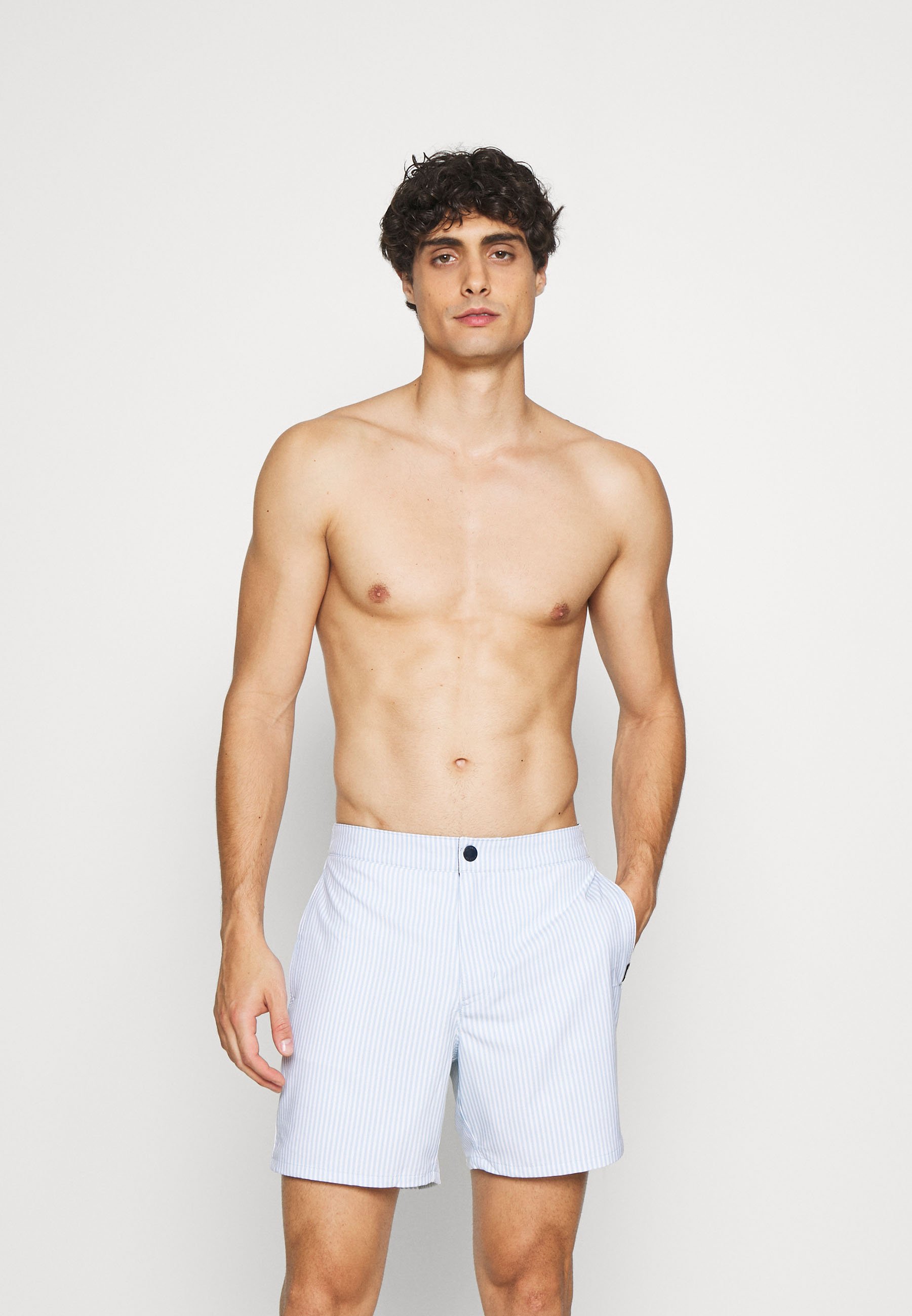 blue hollister shorts