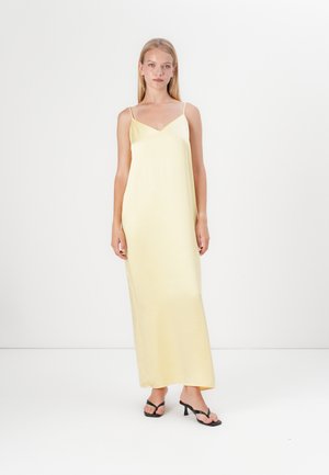 VILA VIHANARA 2/4 ANKLE DRESS - Robe longue - pale banana