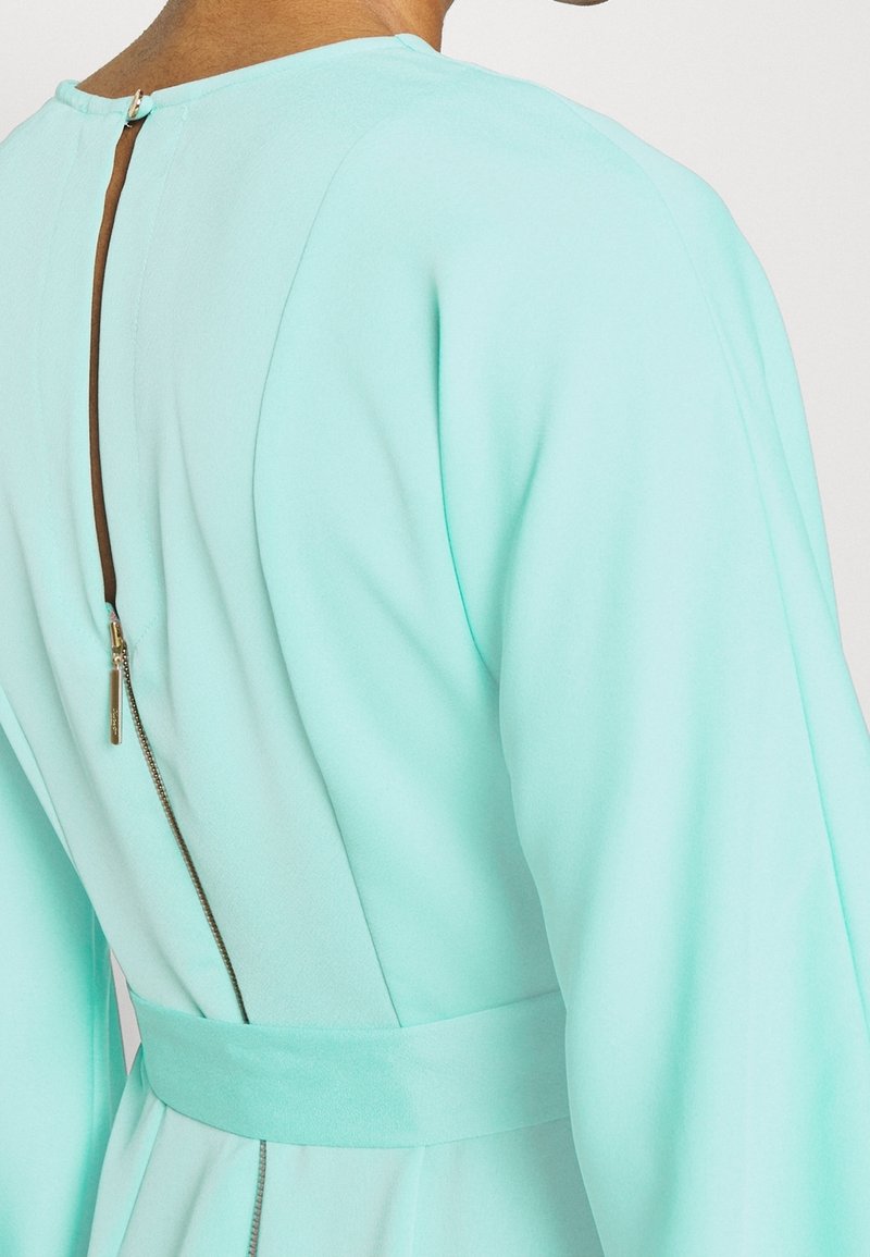 slim fit dress slacks Mint Green Floral Chiffon Wrap Front V-Neck Long Sleeve Maternity Maxi   PinkBlush
