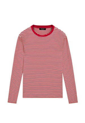 Massimo Dutti, Langærmet T-shirt - red