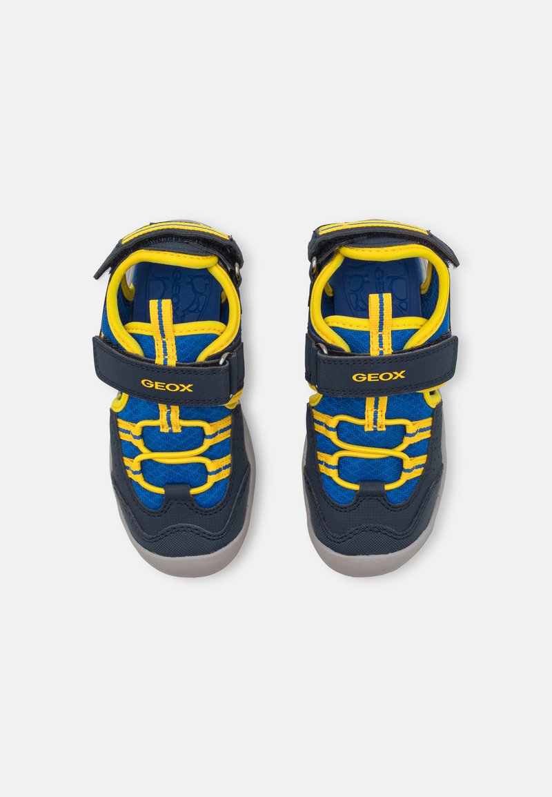 Kinder Riemchensandalen | Geox VANIETT BOY Riemensandalette navy/yellow/dunkelblau - SZ22520 Kinder Riemchensandalen | Geox VANIETT BOY Riemensandalette navy/yellow/dunkelblau - SZ22520