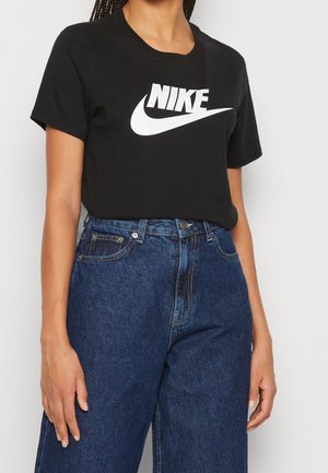 T-shirt con stampa - black