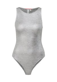 QS IM METALLIC-LOOK - Top - silber