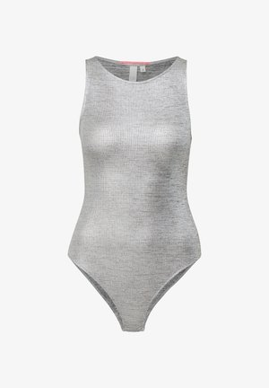 QS IM METALLIC-LOOK - Top - silber