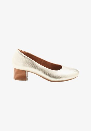 Damart, ASPECT CROCO OU IRISÉ - Pumps - Gold