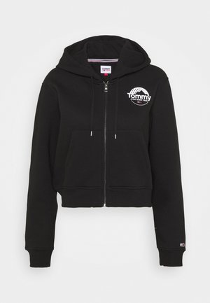 Sudadera con cremallera - black