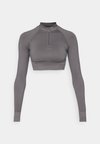 Majica z dolgimi rokavi - dark grey