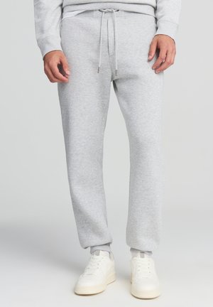 CON COULISSE UNITA - Pantaloni sportivi - grigio chiaro melange
