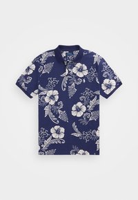 CUSTOM SLIM FIT HIBISCUS MESH SHIRT - Polo - two tone hibiscus