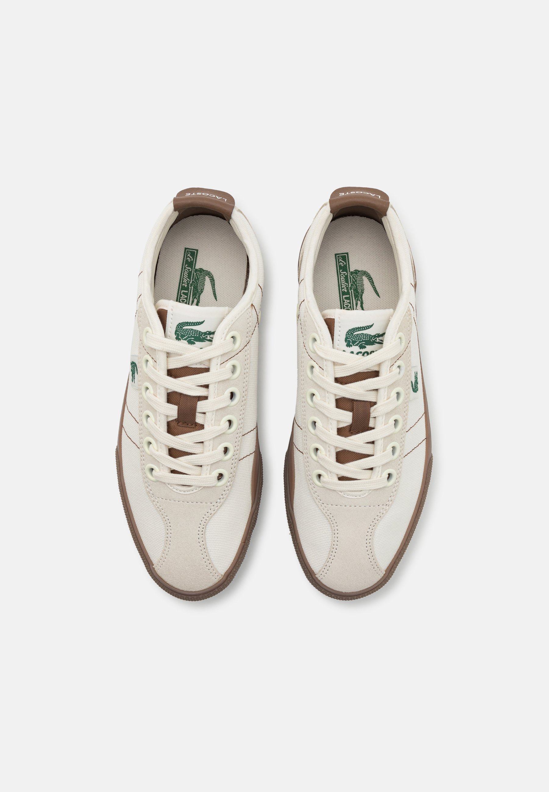 Lacoste BACKSLAM 125 - Trainers - off white/off-white - Zalando.co.uk