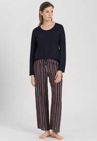 Hanro Sleep lang - Pyjamahousut/-shortsit - marsala stripe