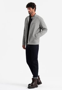 Ombre Veste en similicuir - grey