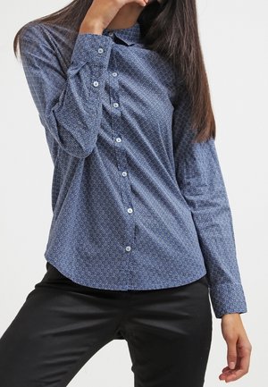 Button-down blouse - light blue