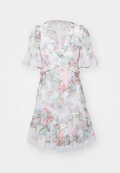 Needle & Thread PARADISE GARDEN SONATA MICRO MINI DRESS - Koktejlové šaty / šaty na párty - moonshine