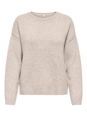 ONLY, ONLOLIVIA O NECK - Strickpullover - humus