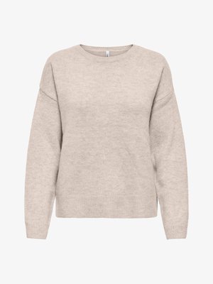 ONLY, ONLOLIVIA O NECK - Strickpullover - humus