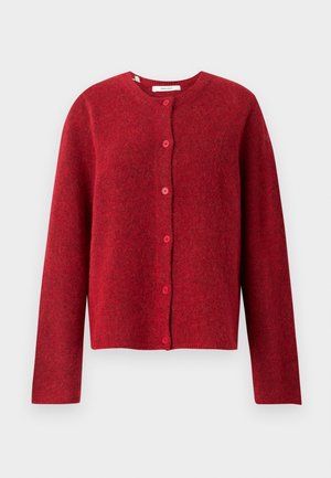 Selected Femme SLFLULU  NEW CARDIGAN  - Gilet - equestrian red