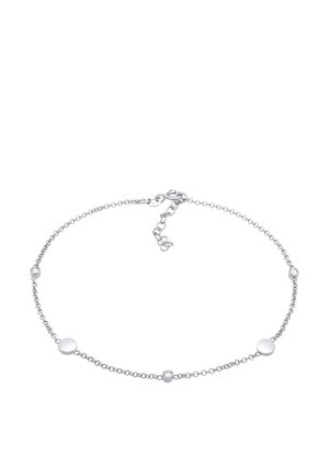 SPARKLING PLATE CHARM - MIT KRISTALLEN VON SWAROVSKI® - Fotlänk - silberfarben
