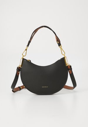 SUNUP - Sac à main - noir/cognac