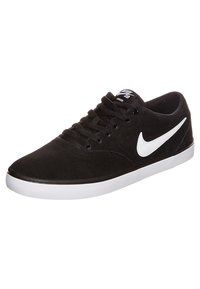 Nike SB CHECK SOLARSOFT - Zapatillas - black/white