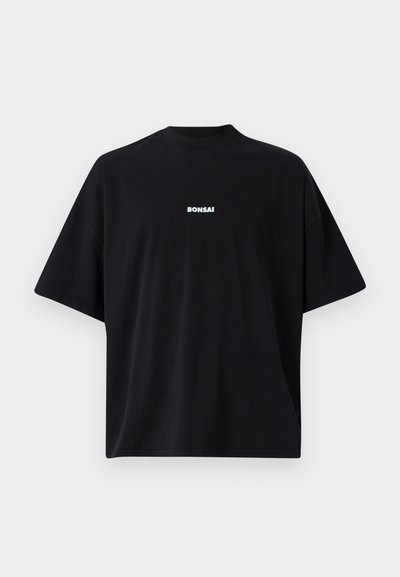 Bonsai BOX LOGO TEE UNISEX - T-shirt basic - black