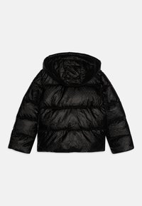 Guess JUNIOR HOODED PUFFER  - Žieminė striukė - schwarz