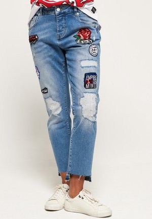 Jean boyfriend - stone blue denim