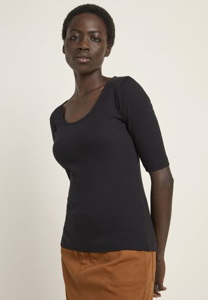 HALBARM - Print T-shirt - black