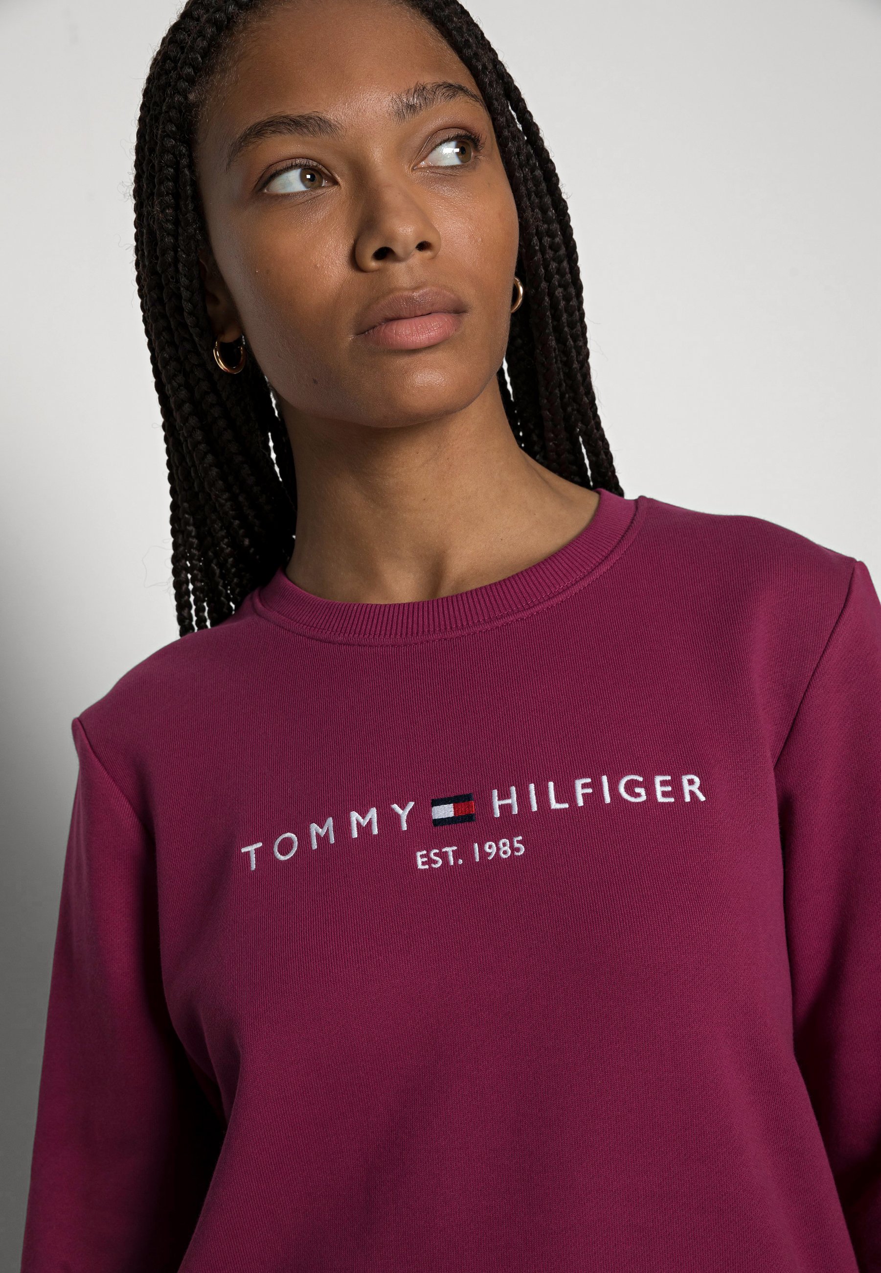 Tommy Hilfiger Sudadera - crimson ruby/rojo - Zalando.es