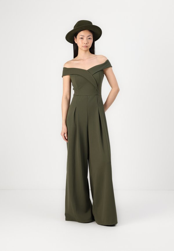 SARA  - Jumpsuit - dark khaki4