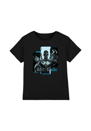 Cotton Soul, BLUE BEETLE (2023) HOST REYES UNISEX - Print T-shirt - black