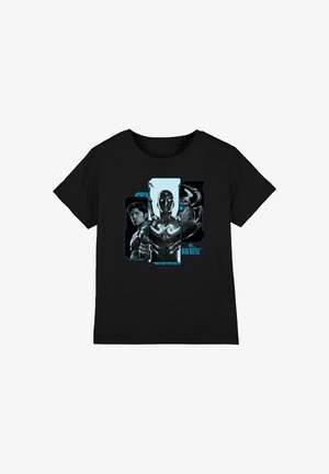 Cotton Soul, BLUE BEETLE (2023) HOST REYES UNISEX - Print T-shirt - black