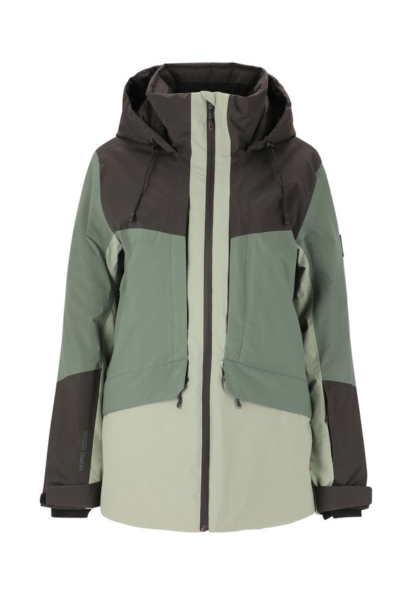 Skijacke - grijs groen