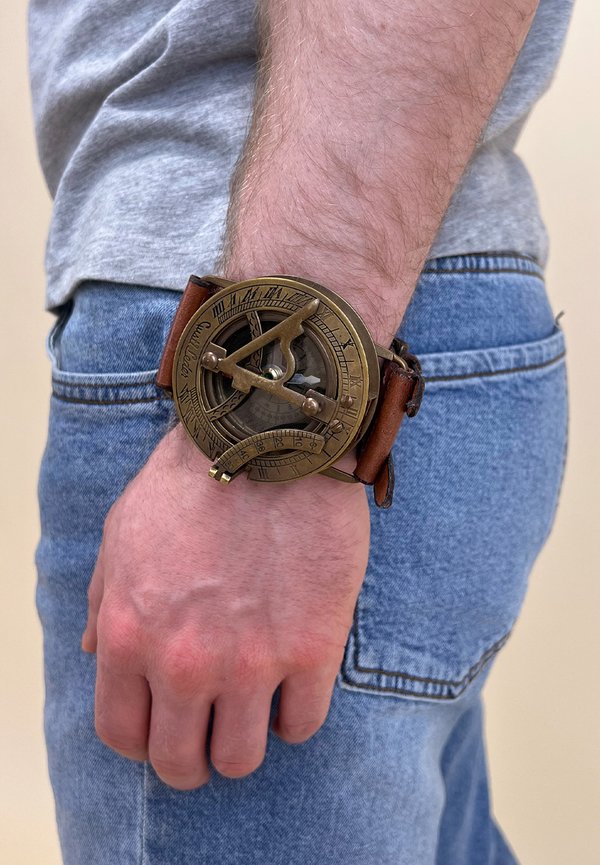 DENNIS - Armband - hellbraun