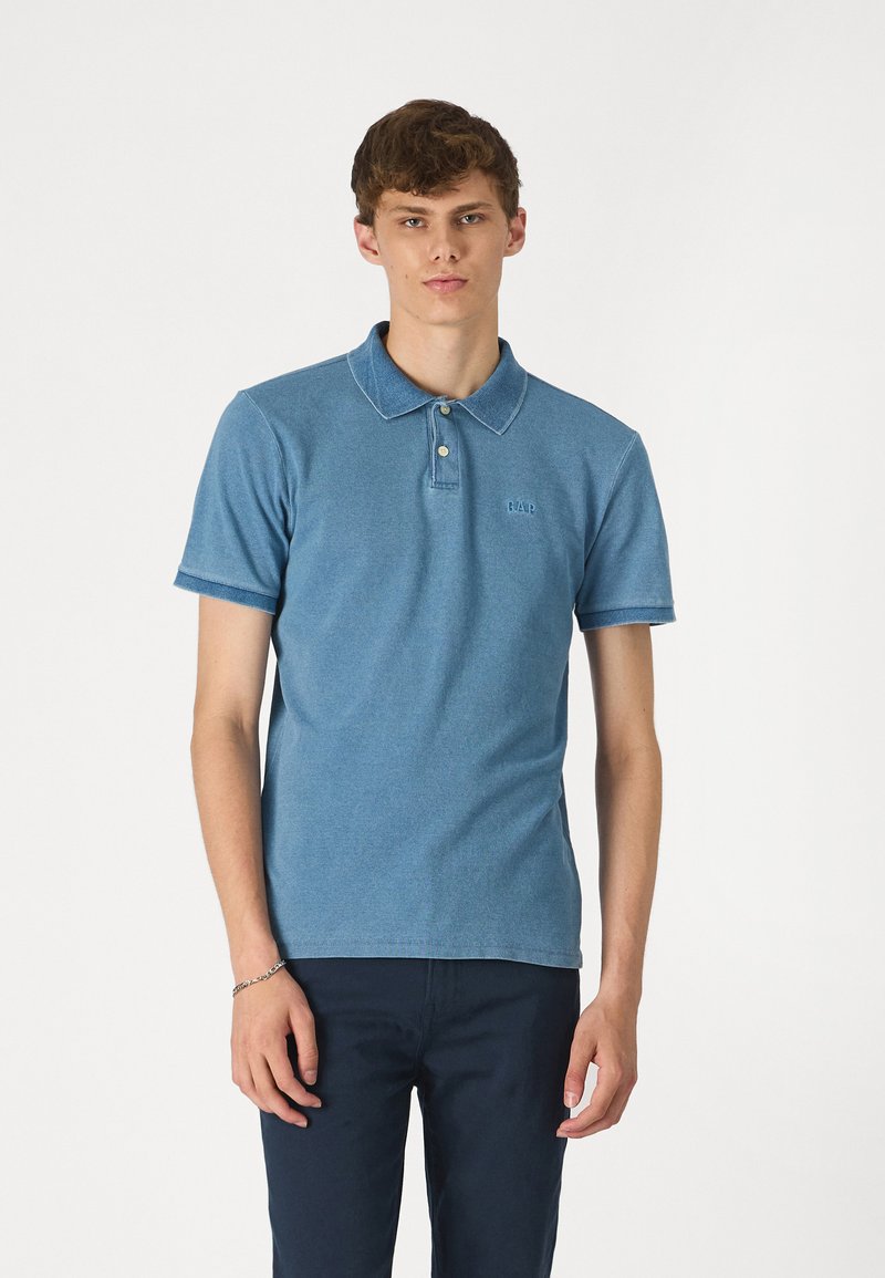 GAP LOGO - Piké - light indigo