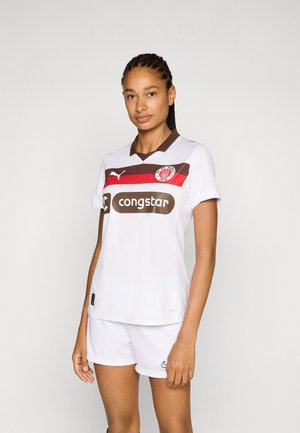 FCSP AWAY - Club wear - white/espresso brown