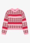 Strickpullover - pink mulitcoloured
