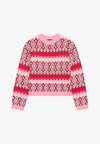 Strickpullover - pink mulitcoloured