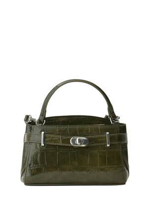 Stradivarius, COCONUT-EFFECT CITY CROSSBODY BAG - Sac à main - khaki