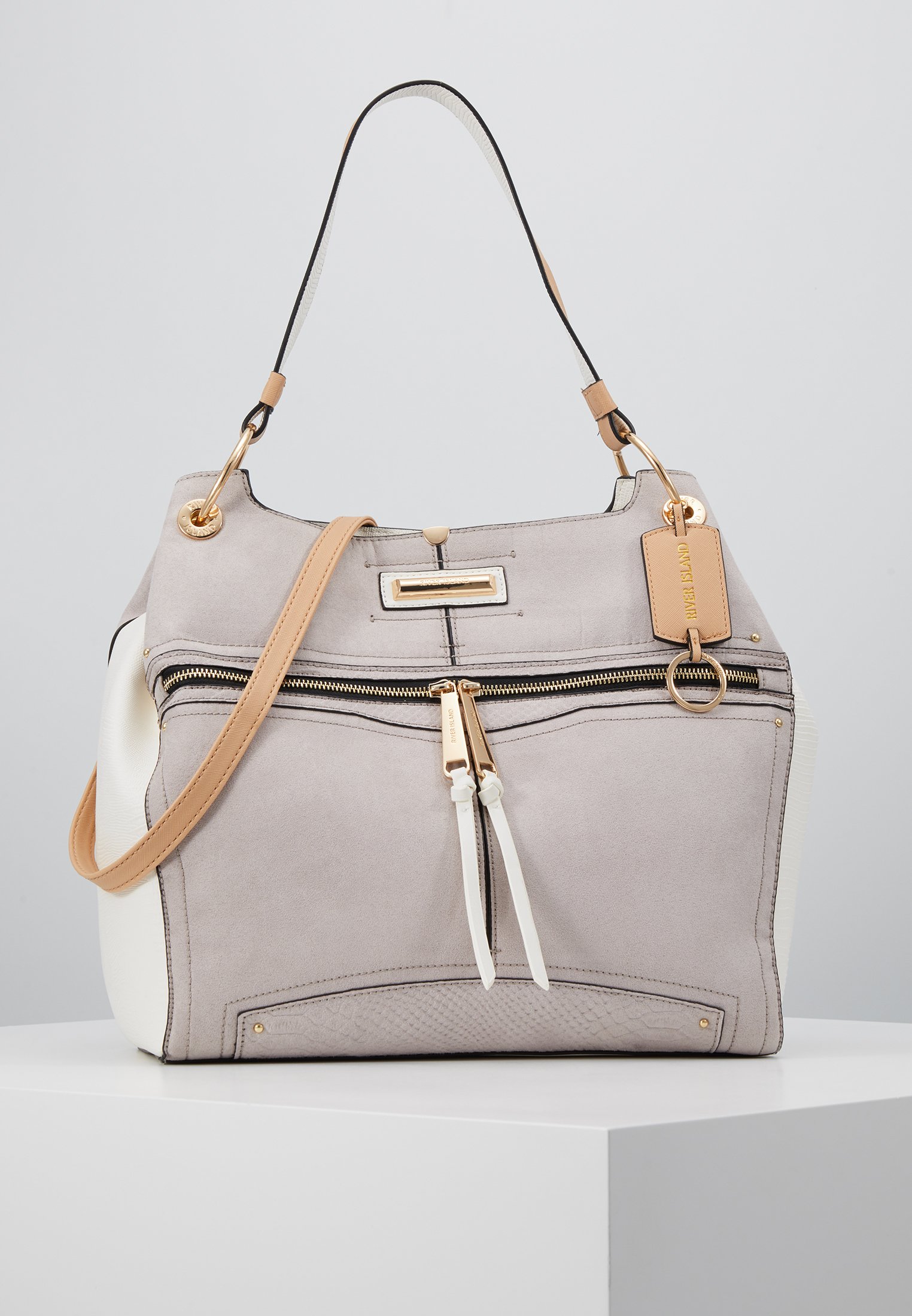 River Island Shoppingveske light grey Zalando.no River Island Håndveske light grey Zalando.no