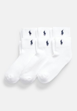 Polo Ralph Lauren ANKLE SOCK 6 PACK - Zoknik - white
